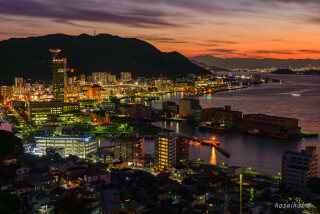 夕暮れ風景