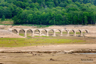 タウシュベツ橋梁跡