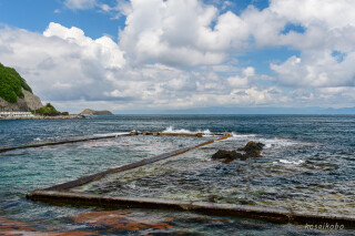 三厩の海岸風景