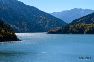 黒部湖の輝き