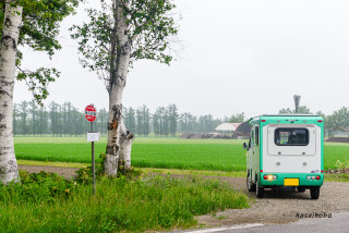 朱円五線バス停