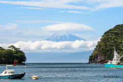 戸田から眺める富士山